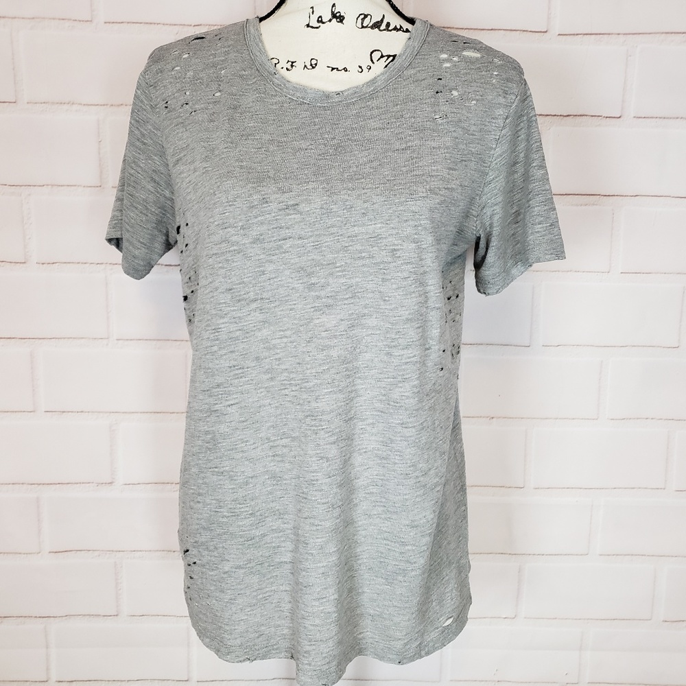 Honey Punch Distressed T-Shirt Size M